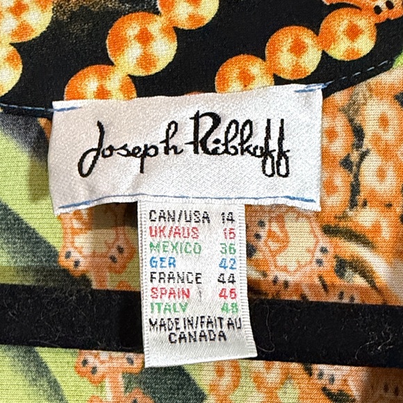 Joseph Ribkoff Bold Chain Print Mini Dress - Picture 2 of 5